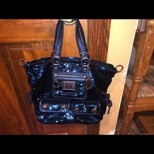 Coach Poppy Sequin Tote